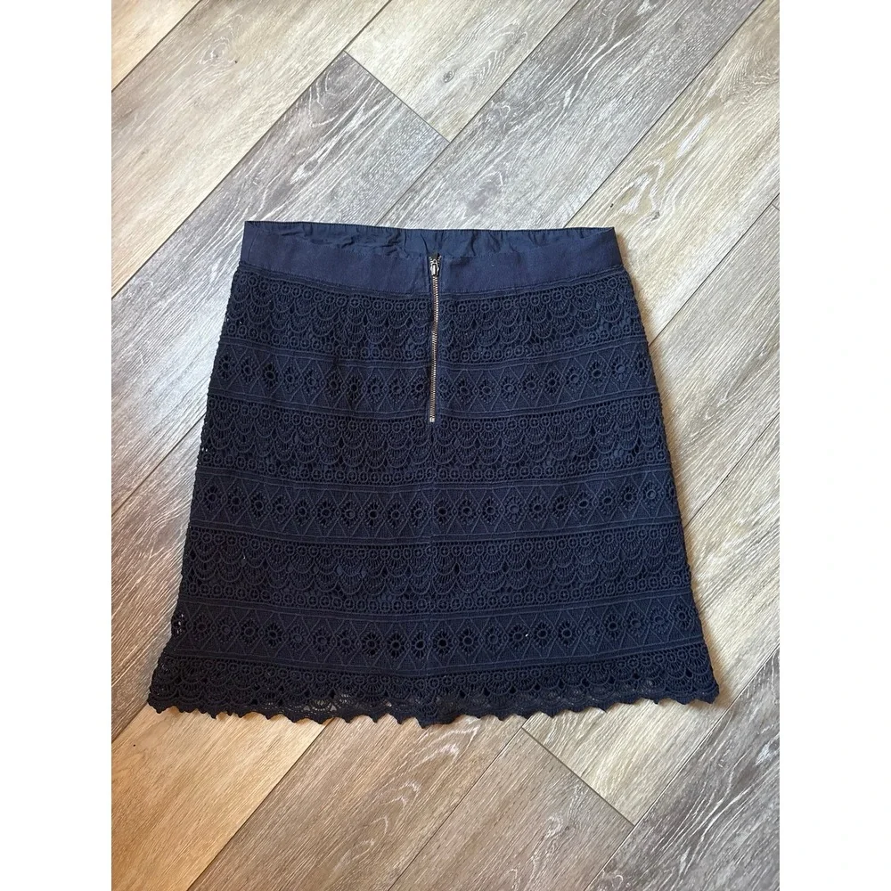 Loft Navy blue skirt - Picture 3 of 4